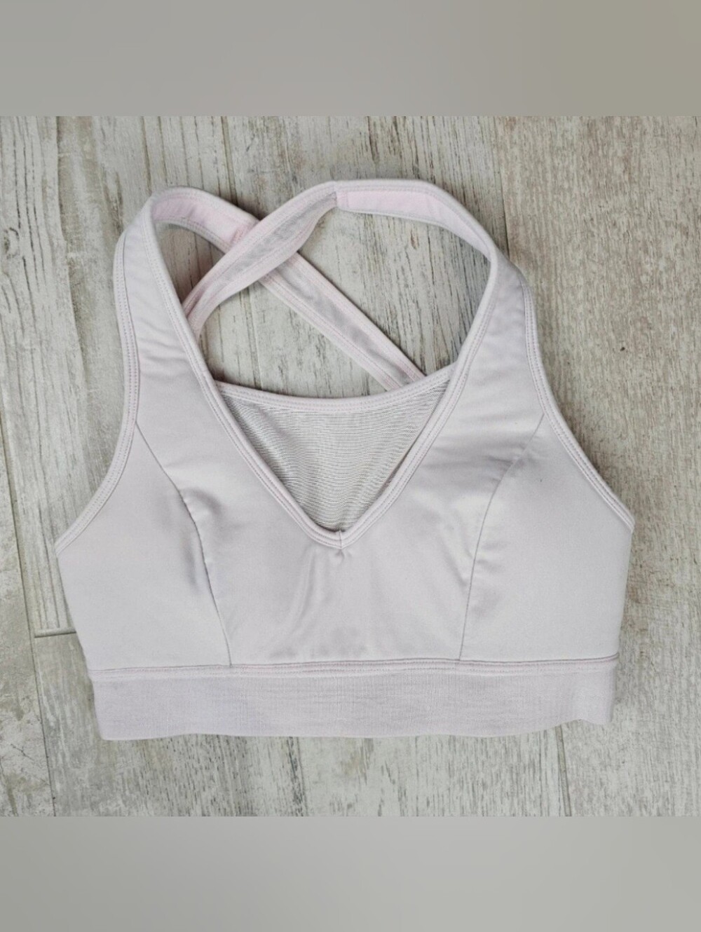 Gym Shark Blush Pink Racer Back Athletic Bra